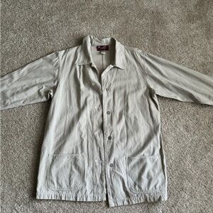 Denim & Co cream denim jacket